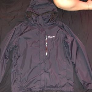 Columbia rain coat